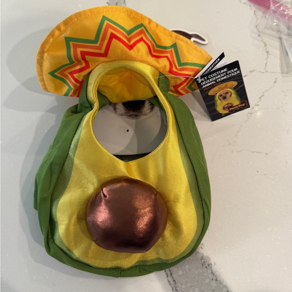 Dog Avocado Halloween Costume size XS/S. New with tags.